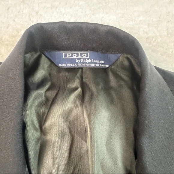 Polo by Ralph Lauren Black Tuxedo Jacket